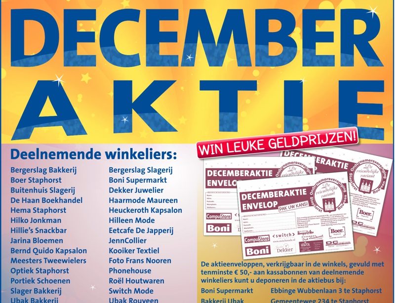 Decemberaktie 2017 Staphorst-Rouveen
